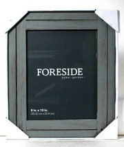 1 Count Foreside Home Garden 8 In X 10 In Gray Heartland Wood Photo Frame