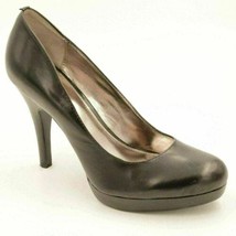 Alfani Maddy Women Classic Pump Heels Size US 6.5M Black Leather - $9.99