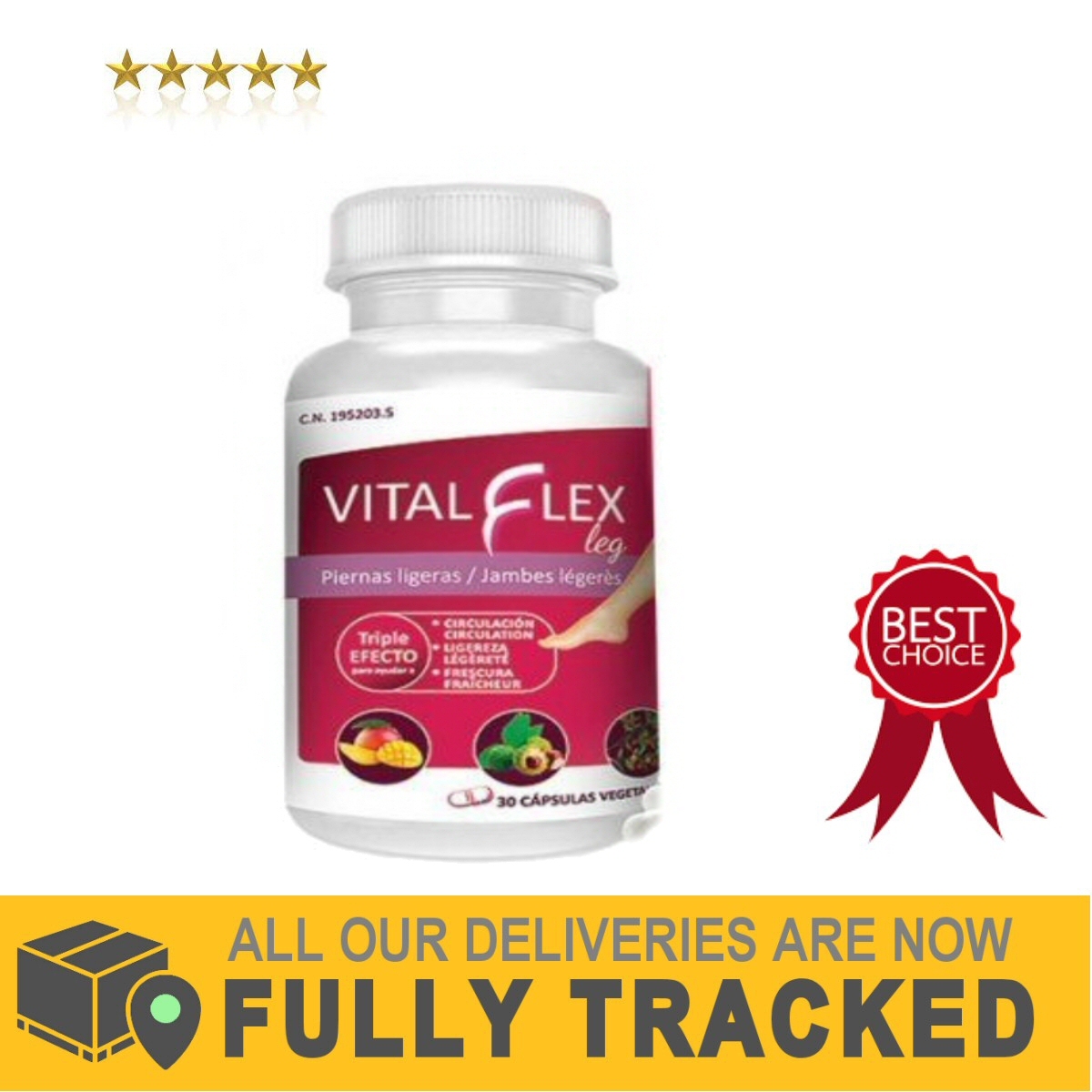 Helix Original VitalFlex Leg Against varicose veins x30 capsules