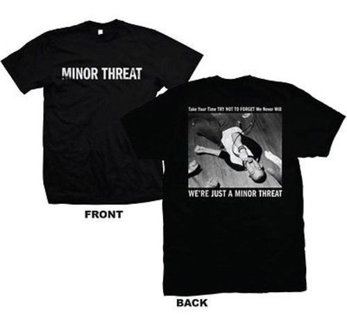 Image of Minor Threat Just A Punk Hardcore Rock Music Adult T Tee Shirt Mens Size S-Xl