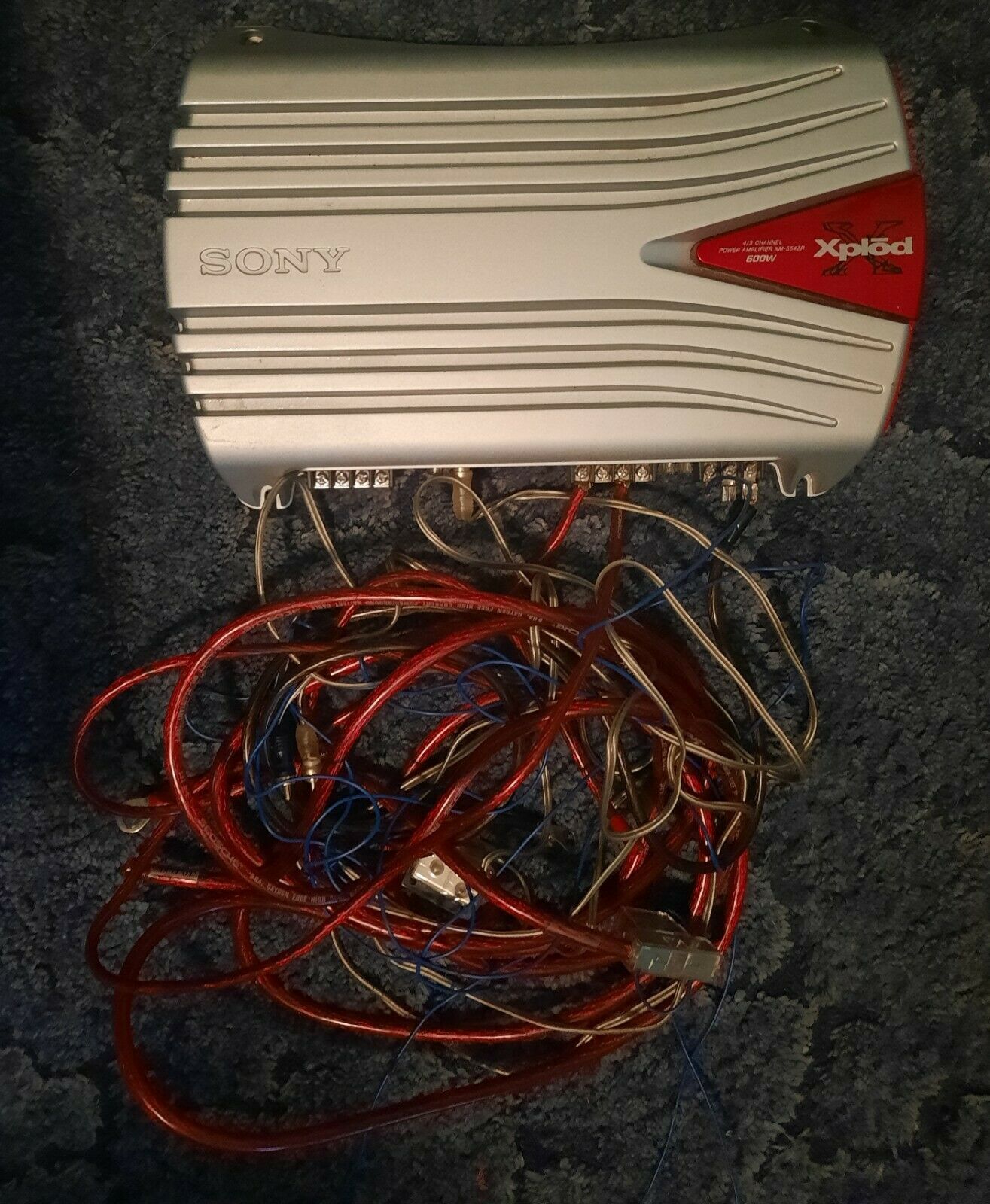 Sony Xplod Amp Stereo Power Amplifier 600W Model XM554ZR 4/3 Channel