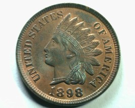 1898 1/1(n) 8/8(s) NOT LISTED IN SNOW INDIAN CENT CHOICE UNCIRCULATED RE... - $295.00