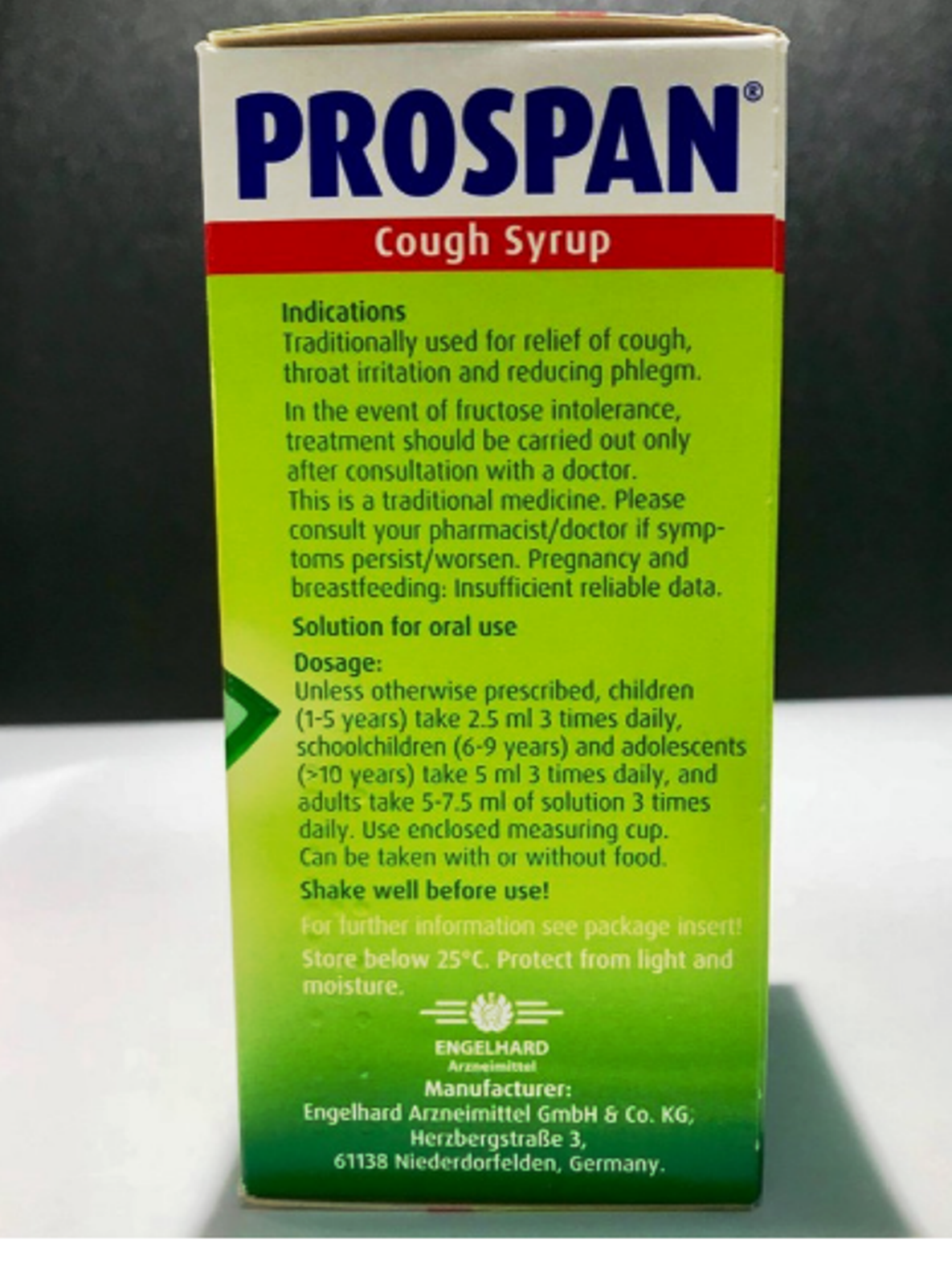 Prospan Cough Syrup (200ml) Dry Ivy Leaf Extract Other Health Care