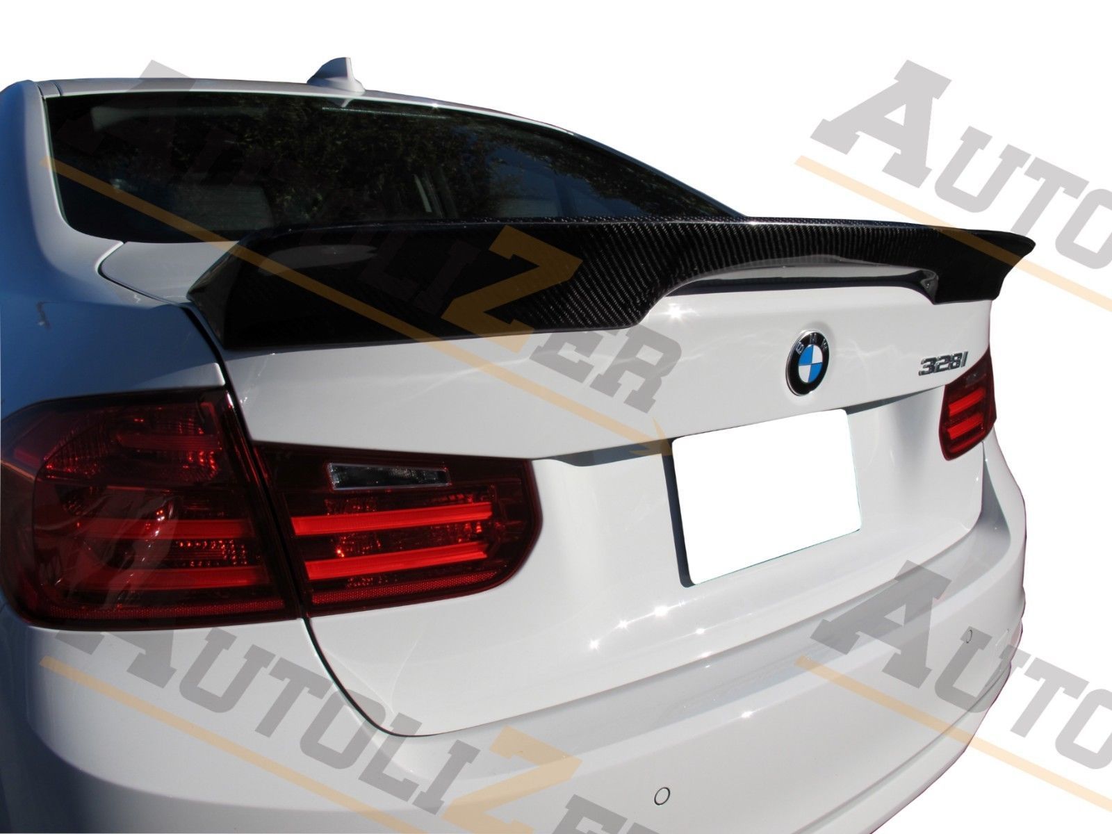 20122018 BMW F30 3 Series Carbon Fiber Rear Trunk Spoiler 320i 328i 335i Type G Spoilers & Wings