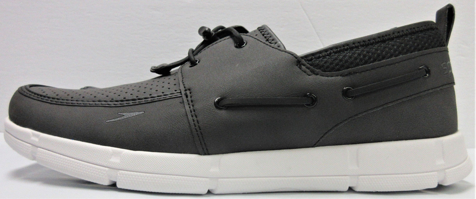 Speedo Men's Water Port Boat Dock Shoes Size 11 Black Athletic