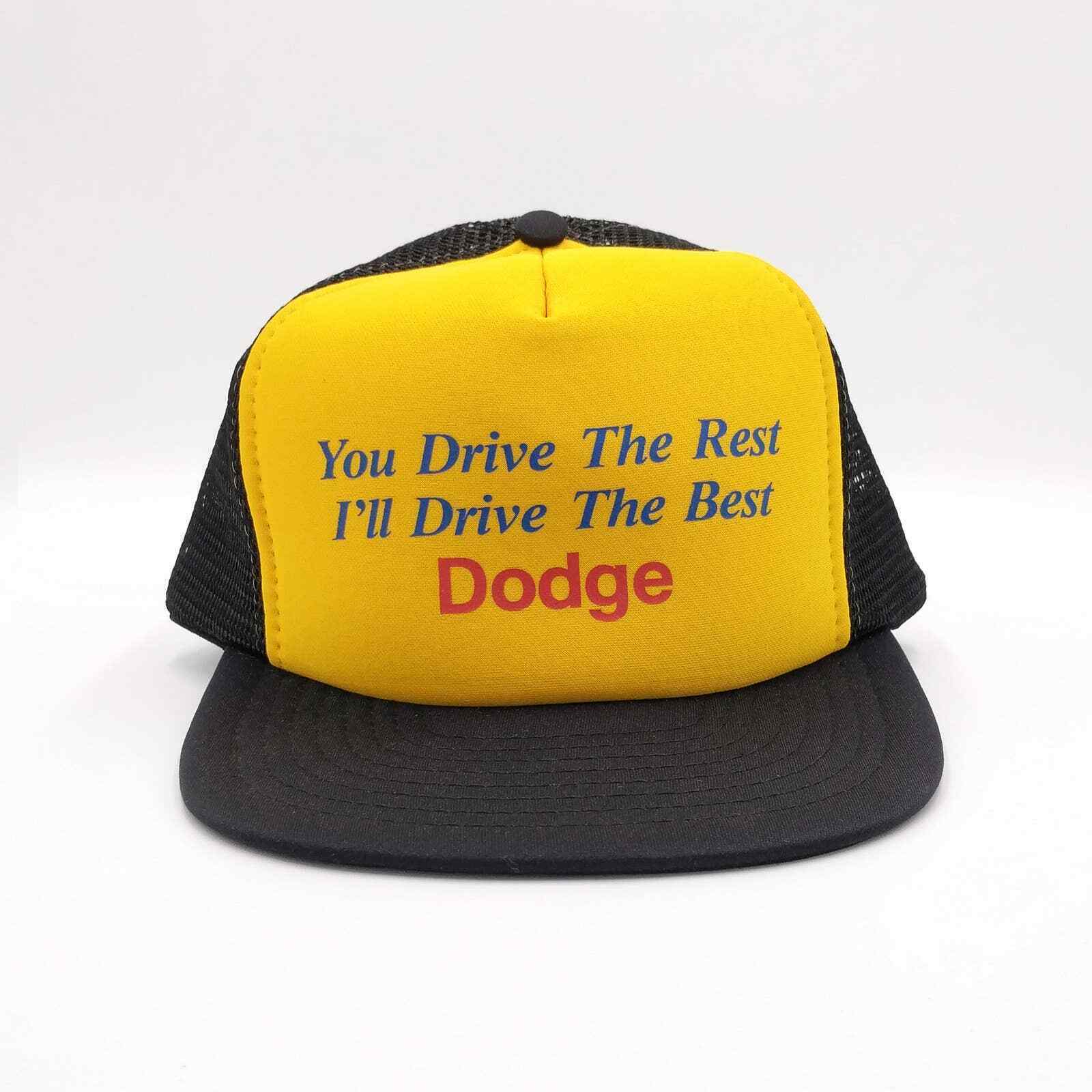 Vintage Dodge Snapback Trucker Mesh Hat 