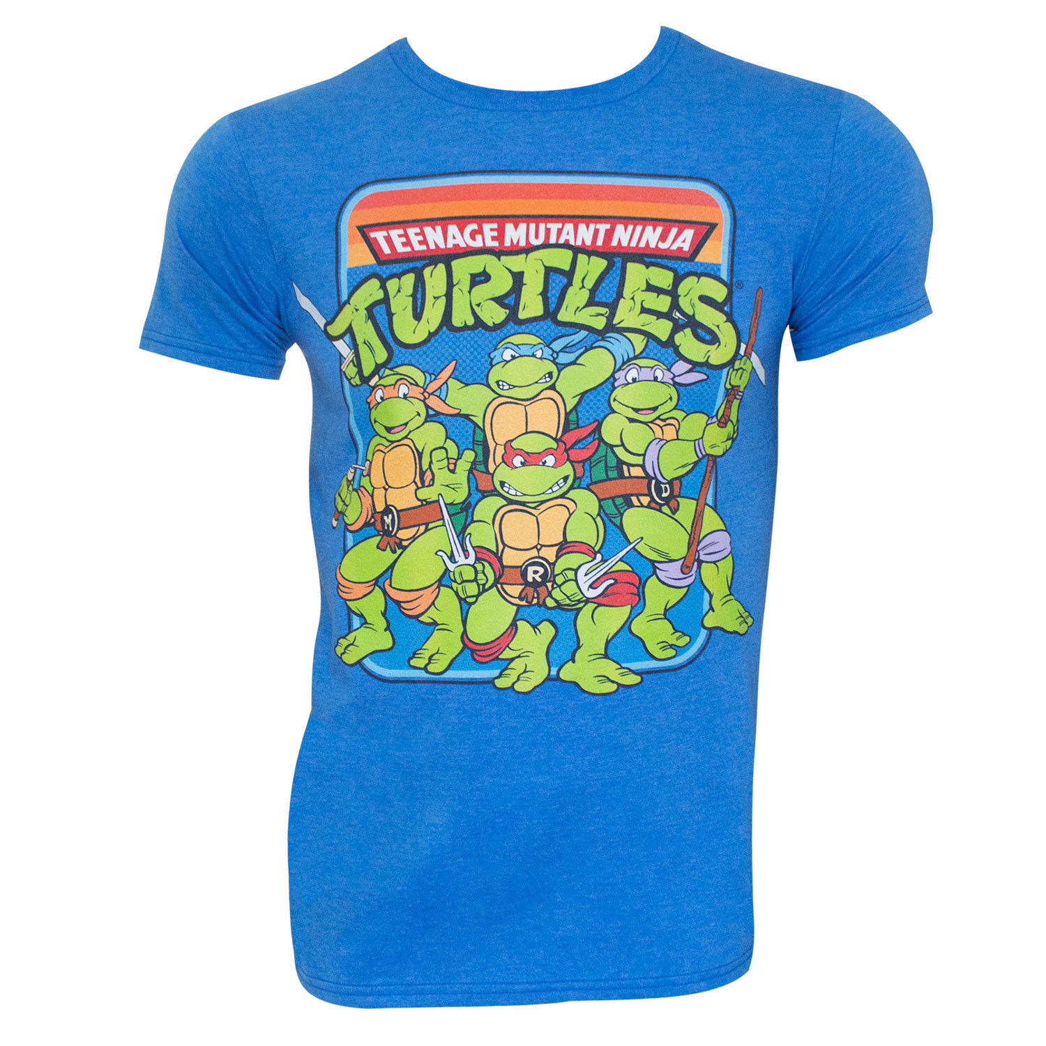 Teenage Mutant Ninja Turtles Logo Tee Shirt Blue - T-Shirts, Tank Tops