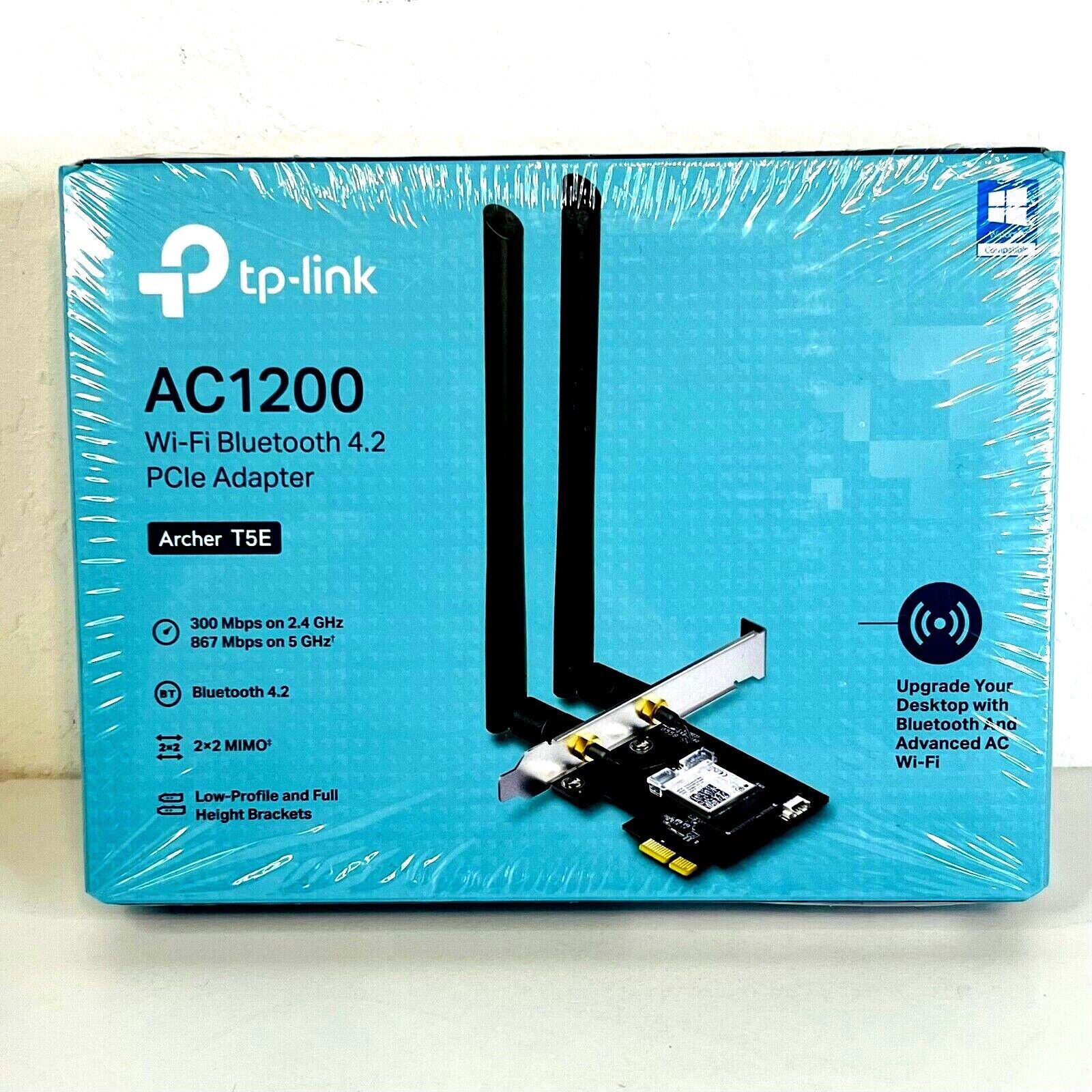 TP-Link Archer T5E AC1200 WiFi Bluetooth 4.2 PCIe Adapter - $24.18