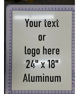 24x18 Aluminum CUSTOM SIGN A-Frame Sidewalk Signicade Sign Insert Outdoor - $39.59