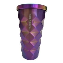 STARBUCKS Purple Iridescent Pineapple Tumbler Cold Cup RARE 16oz - $108.90