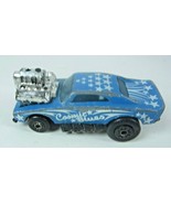 Matchbox 1972 Cosmic Blues Dodge Charger Vintage Die cast Blue White 1/64  - $13.99