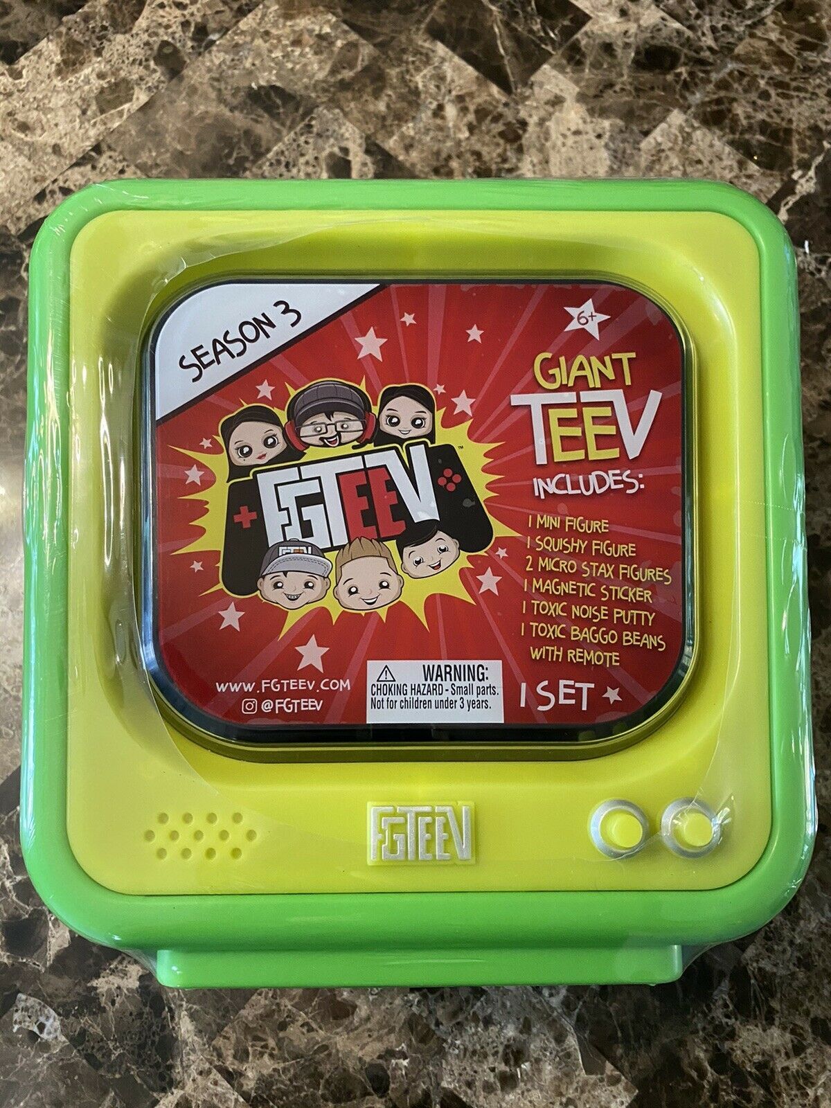 FGTeeV Giant TV TEEV Mystery Pack Set Blind Pack **Season 3 - New 2021 ...