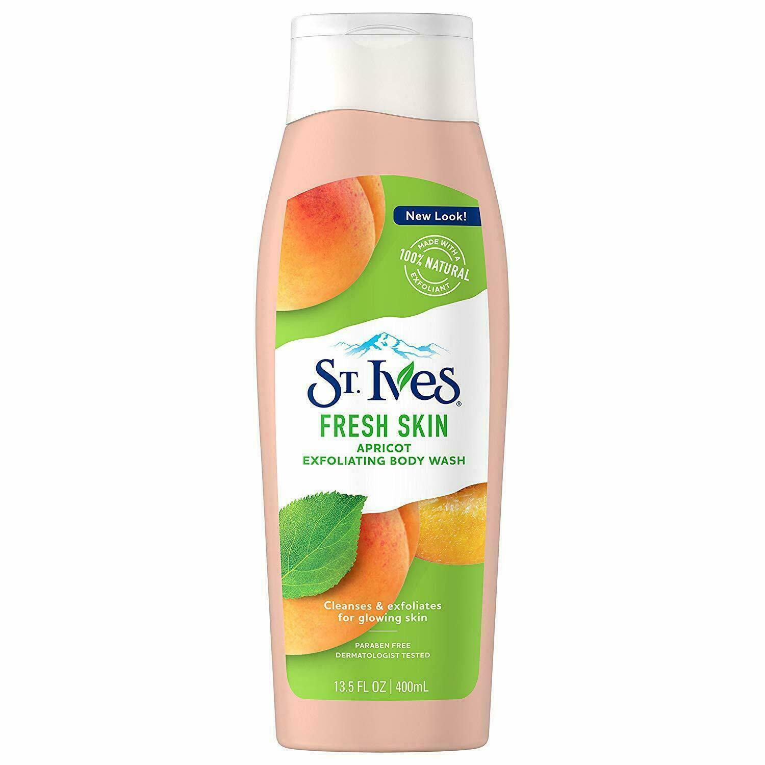 ST.Ives Fresh Skin Apricot Exfoliating Body Wash 400 ml Body Washes