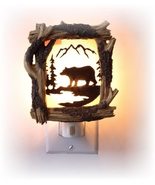 Black Bear Night Light A Western Art Themed Gift Items a 4 x 4 1/2 Inch ... - $14.85