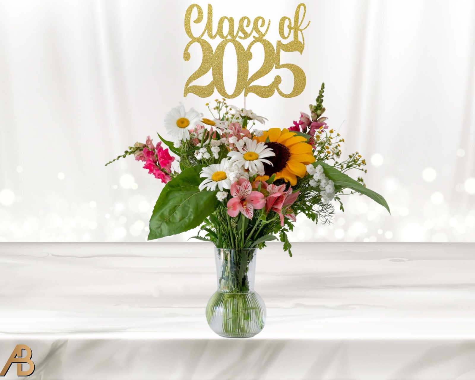 Class of 2025 Centerpiece, Graduation, Party Table Décor, Centerpiece