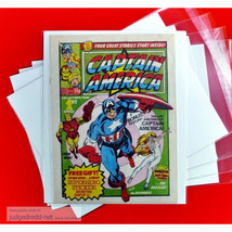 Marvel Captain America Comic Bags and Boards Size3 for British UK Magazines x 25 - $27.93