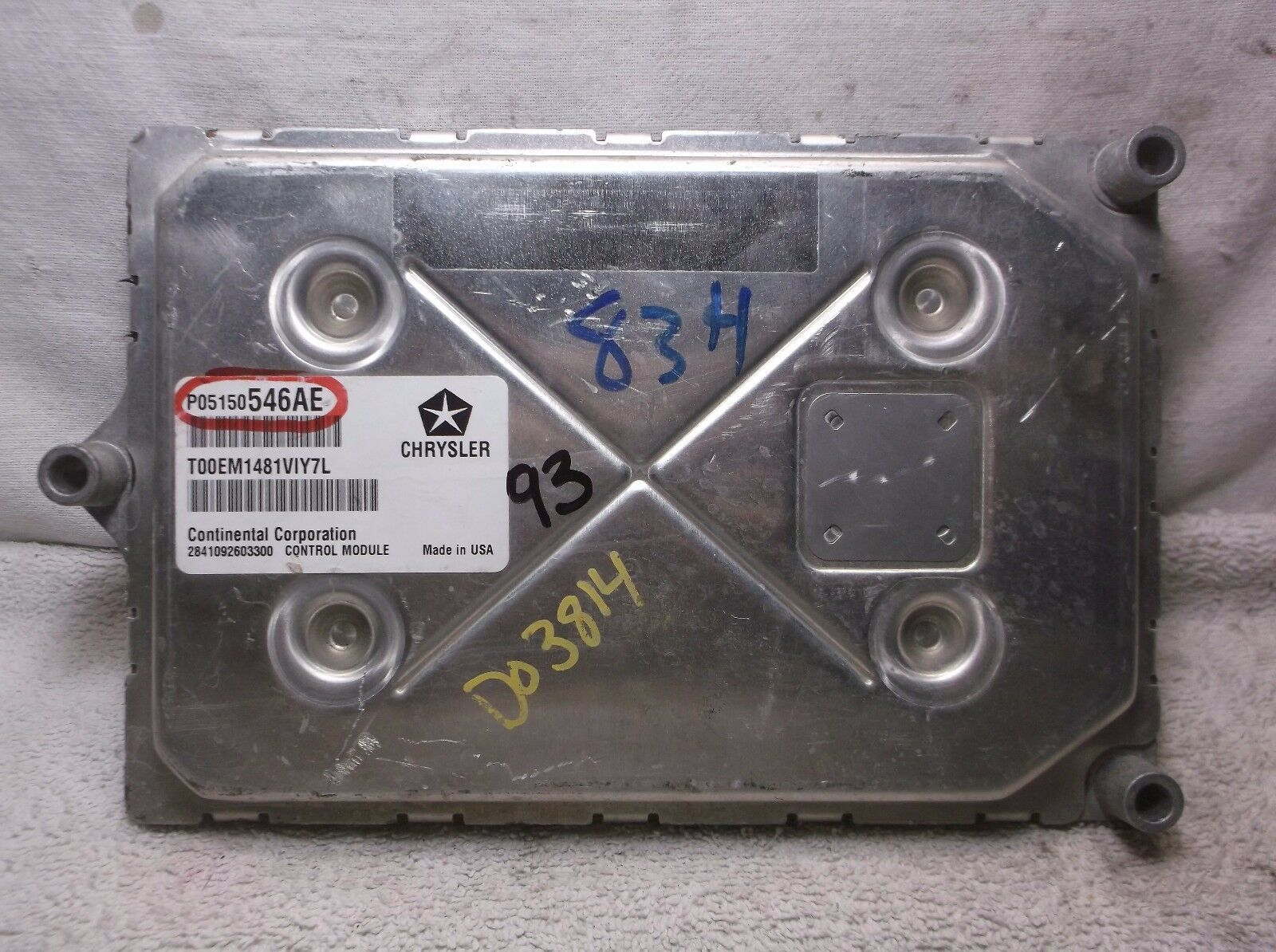 2011..11 DODGE CHARGER/300 5.7L ENGINE CONTROL