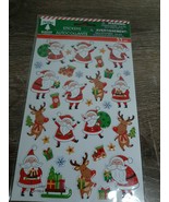 Christmas Holiday Puffy Santa Christmas Stickers  33 Stickers. - $8.86