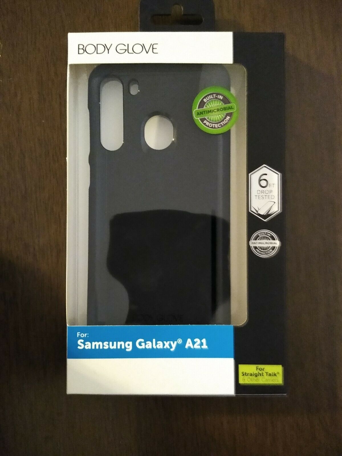 Body Glove Slim Design Durable Gel Case for Samsung Galaxy A21 - Black