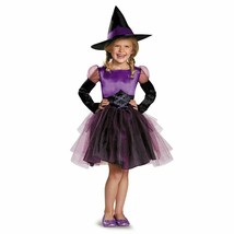 Disguise - Purple Tutu Witch Infant Costume M (12-18 Months) - Dress & Hat - New - £19.80 GBP