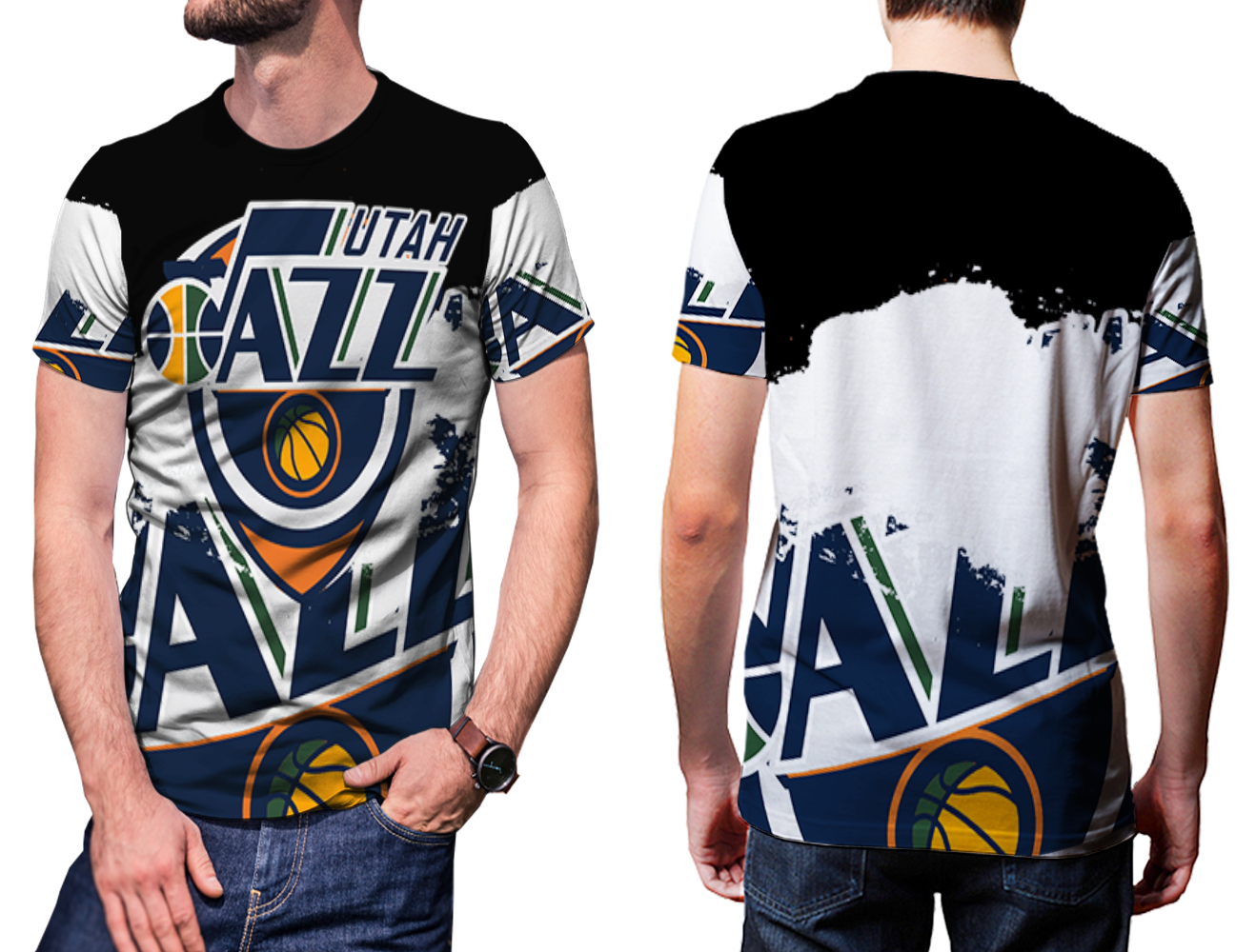 retro utah jazz shirt