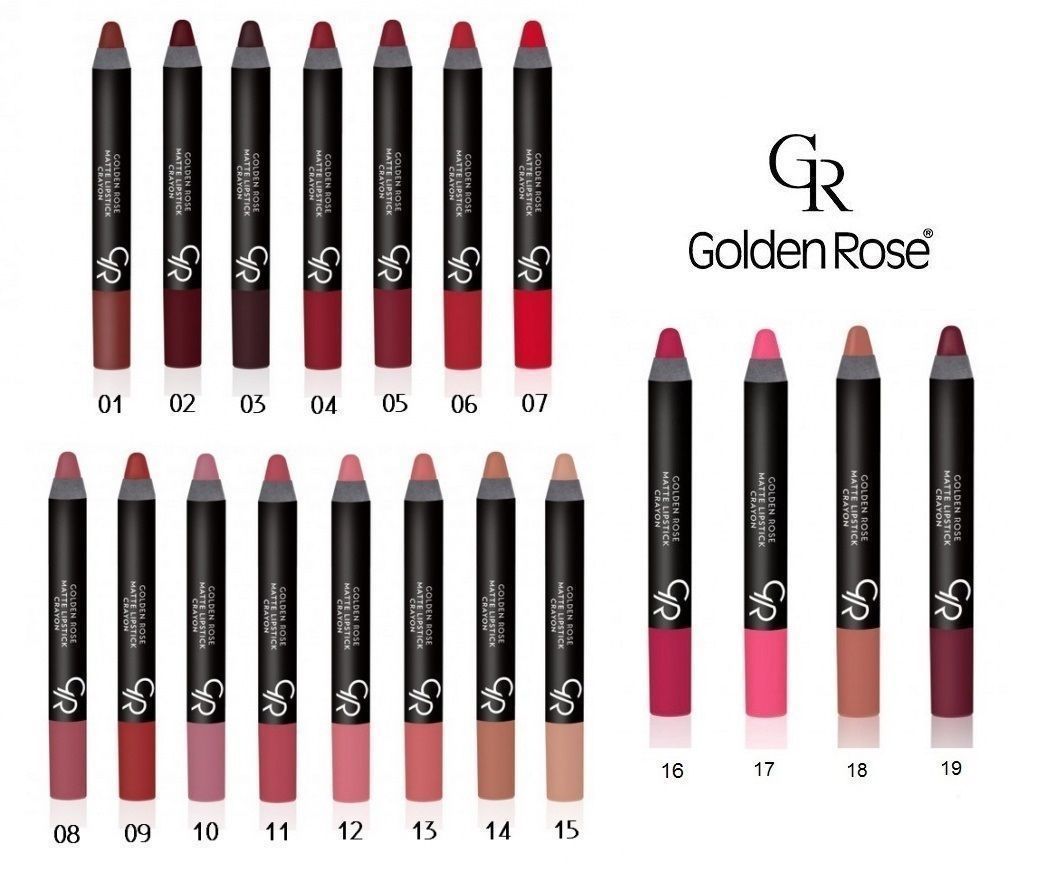 Golden Rose Matte Lipstick Crayon Pencil And 31 Similar Items