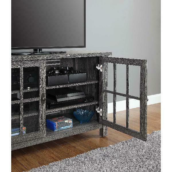 Tall TV Stand Farmhouse Rustic Entertainment Center ...