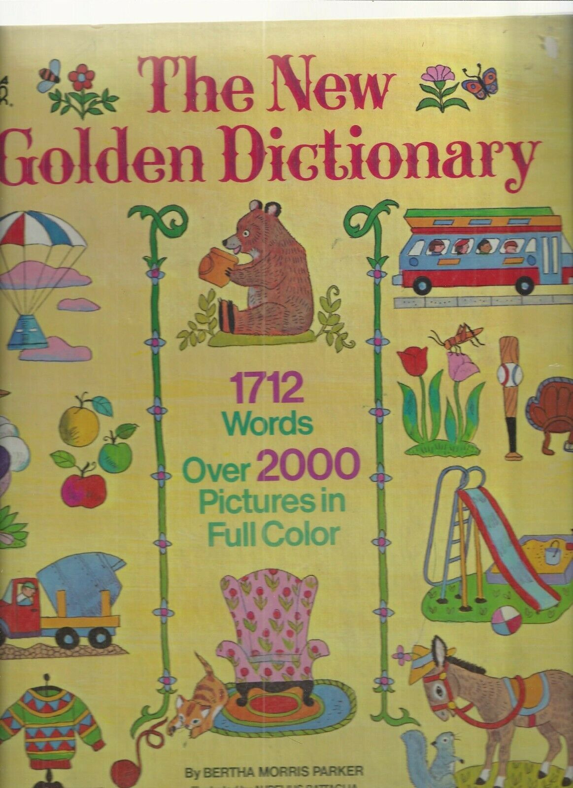 Big Golden Book THE NEW GOLDEN DICTIONARY EX 1972 11TH PRINTING
