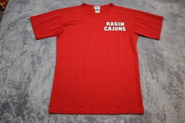 Russel Athletic TShirt Mens Large Red Lightweight Casual Ragin Cajun Lousiana - $10.87