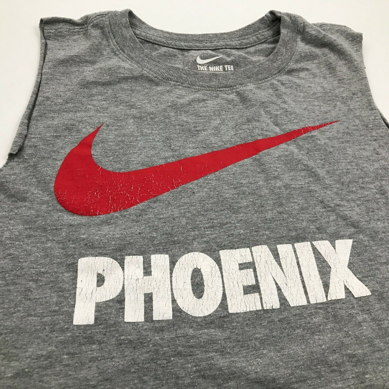 Nike Phoenix Shirt Youth Size Extra Large Athletic Cut Grey Short Sleeve Graphic - Tops, Shirts 