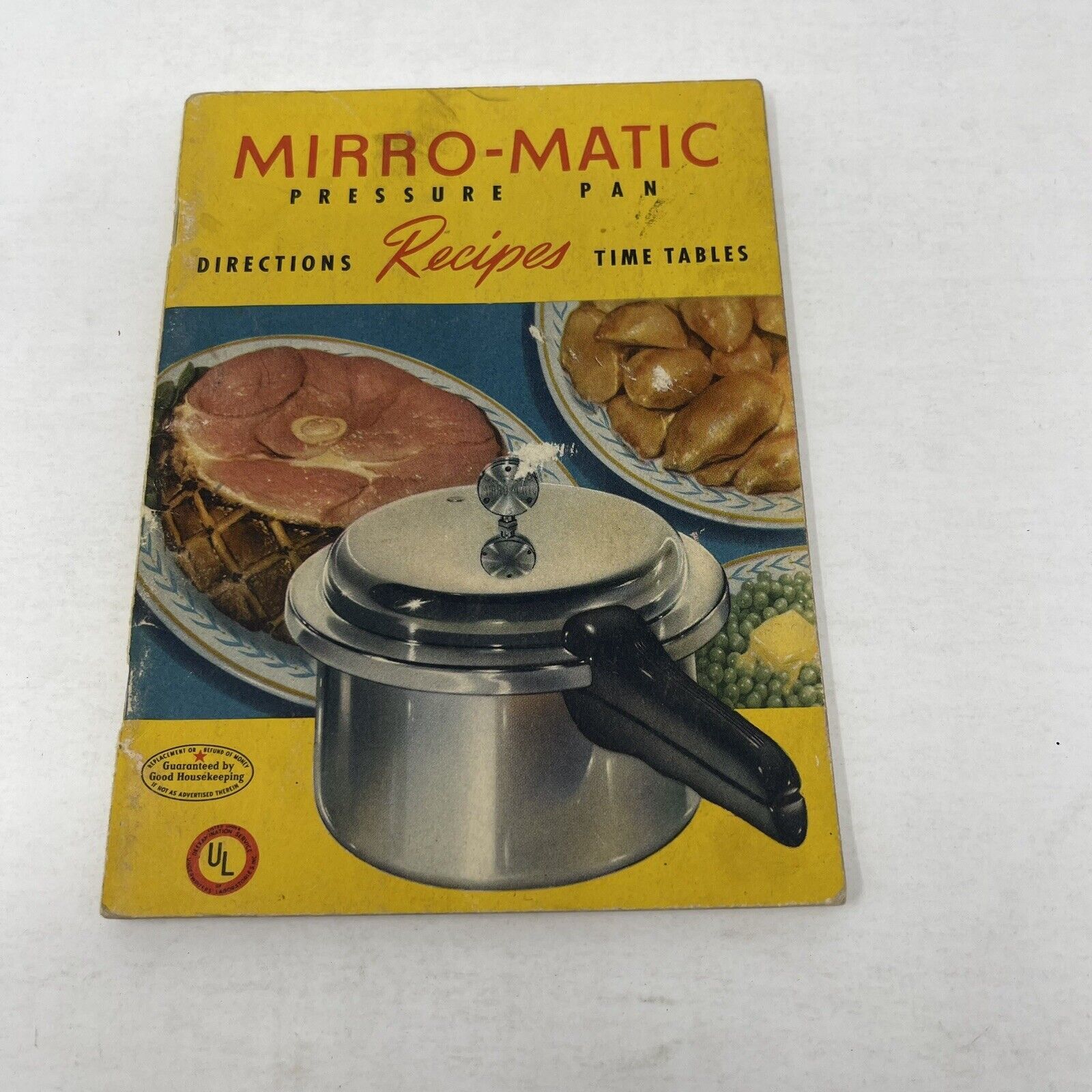 Mirro-Matic Pressure Pan Directions Recipes Time Tables 1947 Booklet ...