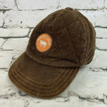 Gymboree 2T-5T Brown Orange Corduroy Ballcap Hat Moose Lodge - $15.84
