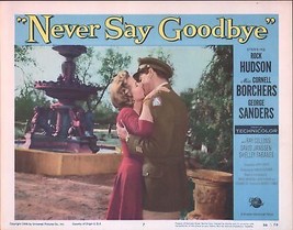 Never Say Goodbye Lobby Card #7-1956-Rock Hudson - $34.05