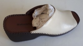 New Women&#39;s Naturalizer Key West beige leather open toe sandal 10N - $77.77
