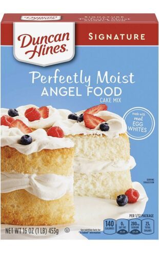Dumcan Hines Signature Angel Food Cake. 16oz box. Lot of 4 - $39.57