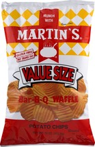 Martin's Bar-B-Q Waffle Potato Chips 15 Ounces Value Size (2 Bags) - $22.72