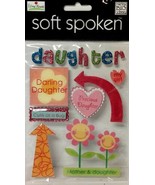 Ellen Krans DAUGHTER Dimensional Sticker Scrapbooking - $4.94