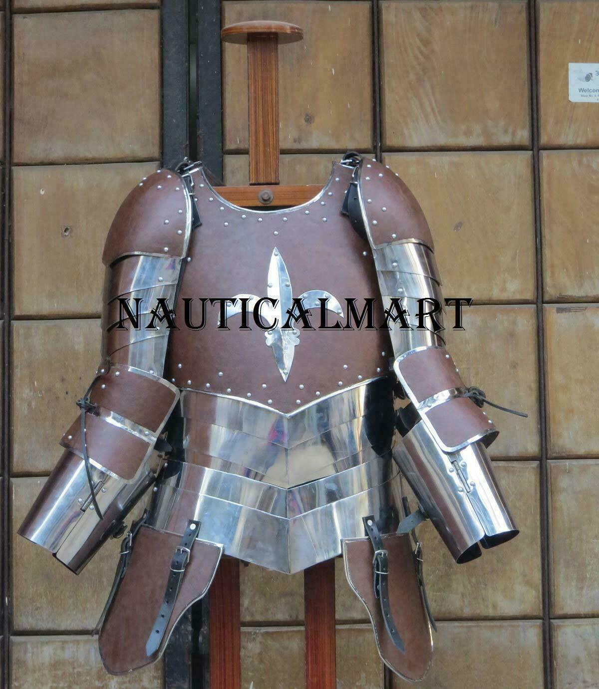 LARP Armor Fantasy Medieval Costume Armor Steel Armour Breastplate with