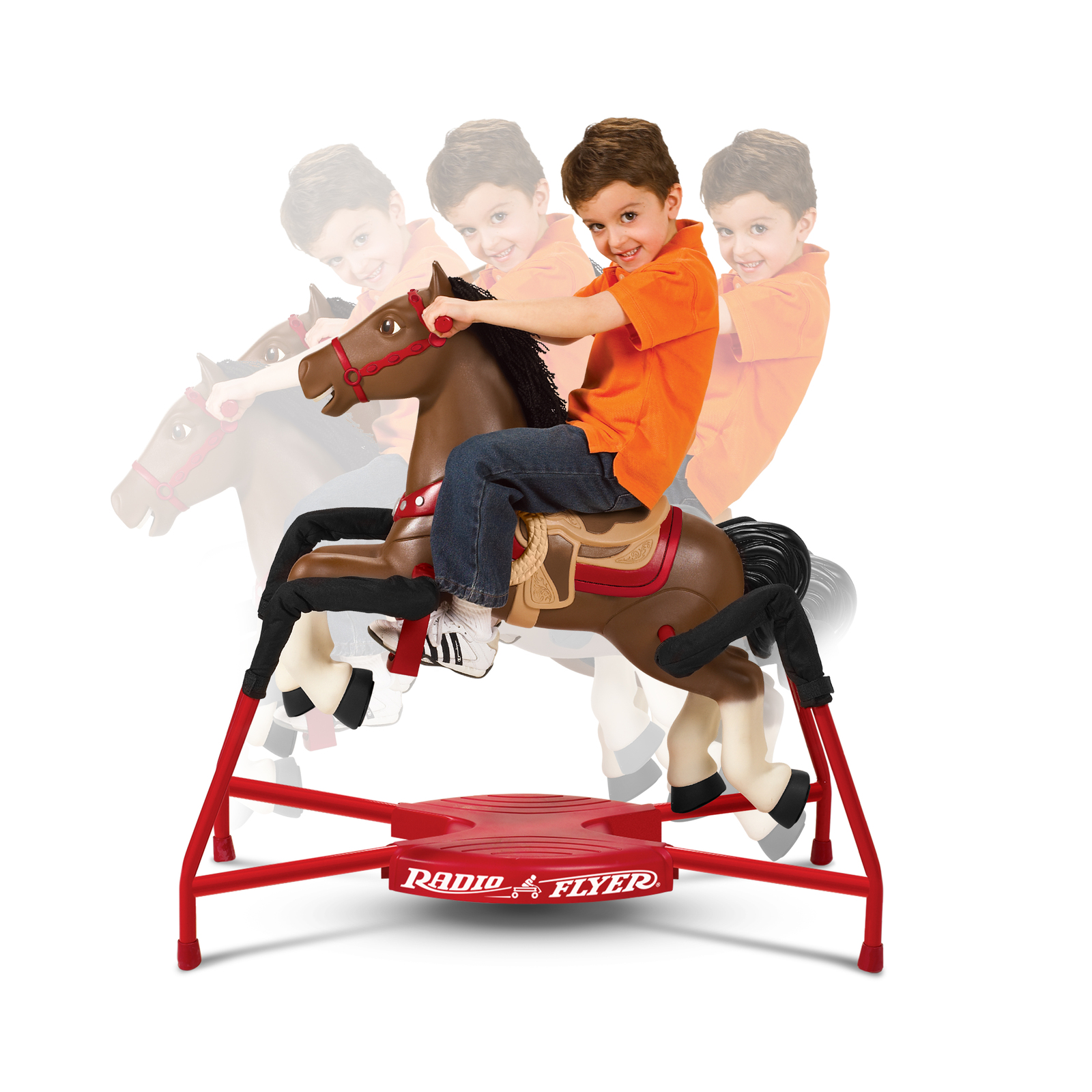 Radio Flyer Interactive Kids Riding Horse Toy Ride On Rocking Horse