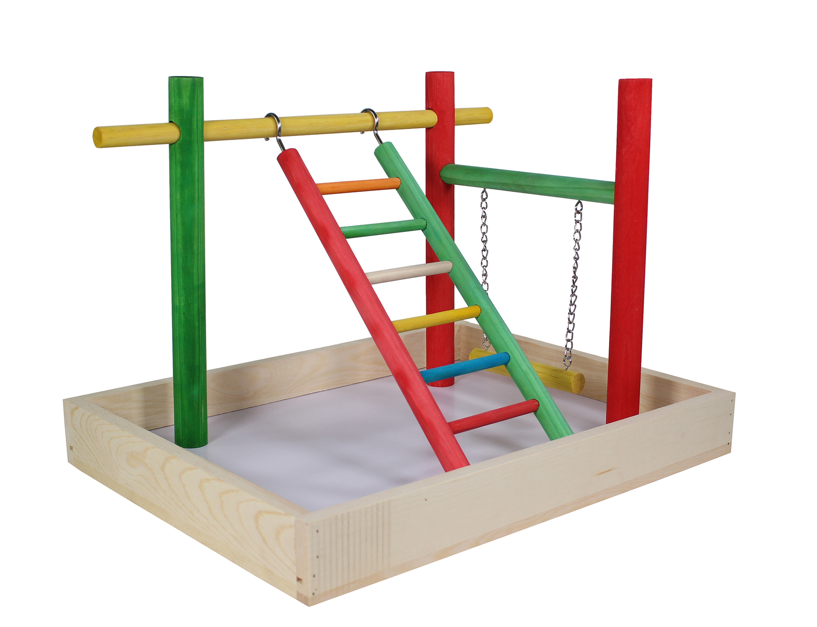 Penn-Plax Bird Life Wooden Playpen – Extra-Extra Large Size (Multicolor)
