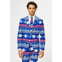 Men&#39;s OppoSuits &quot;The Rudolph&quot; Size 38 Ugly Christmas Sweater Suit Holida... - $69.29