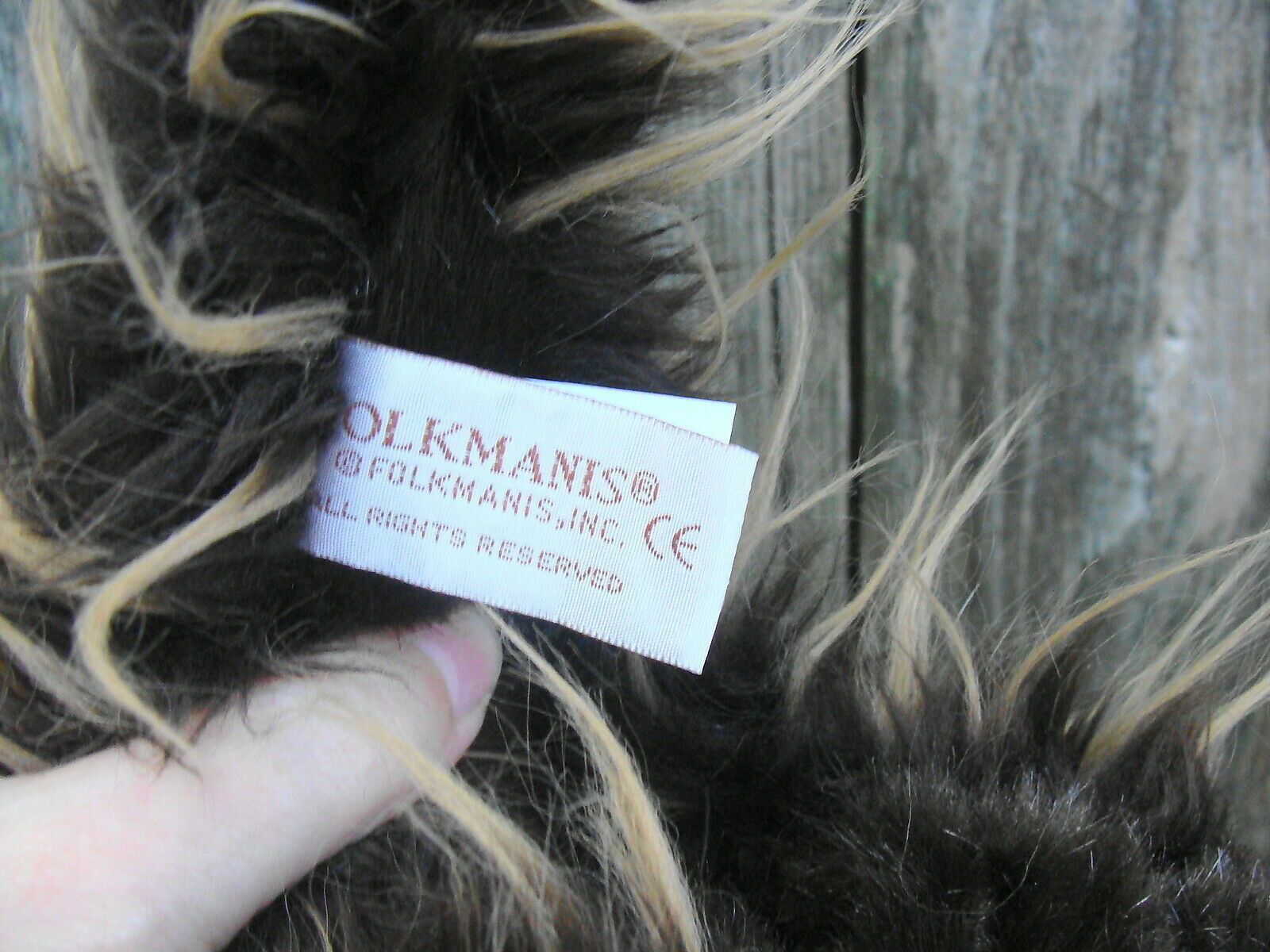 Folkmanis Porcupine plush animal Full-Body 13" Hand Puppet #2378 pretend play 