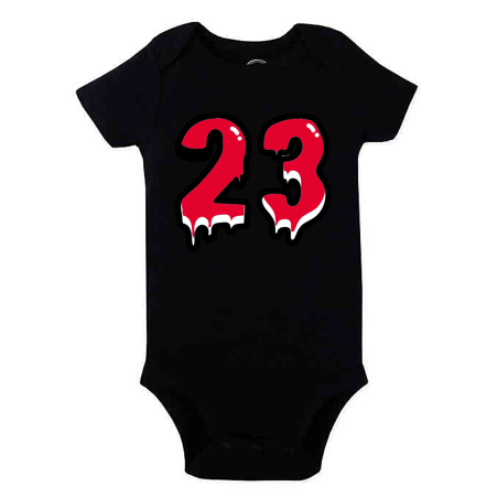 49.Baby Bodysuit '23' Royal Red