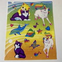 Vintage Lisa Frank Markie Unicorns Kittens Dolphin Stickers - $19.99