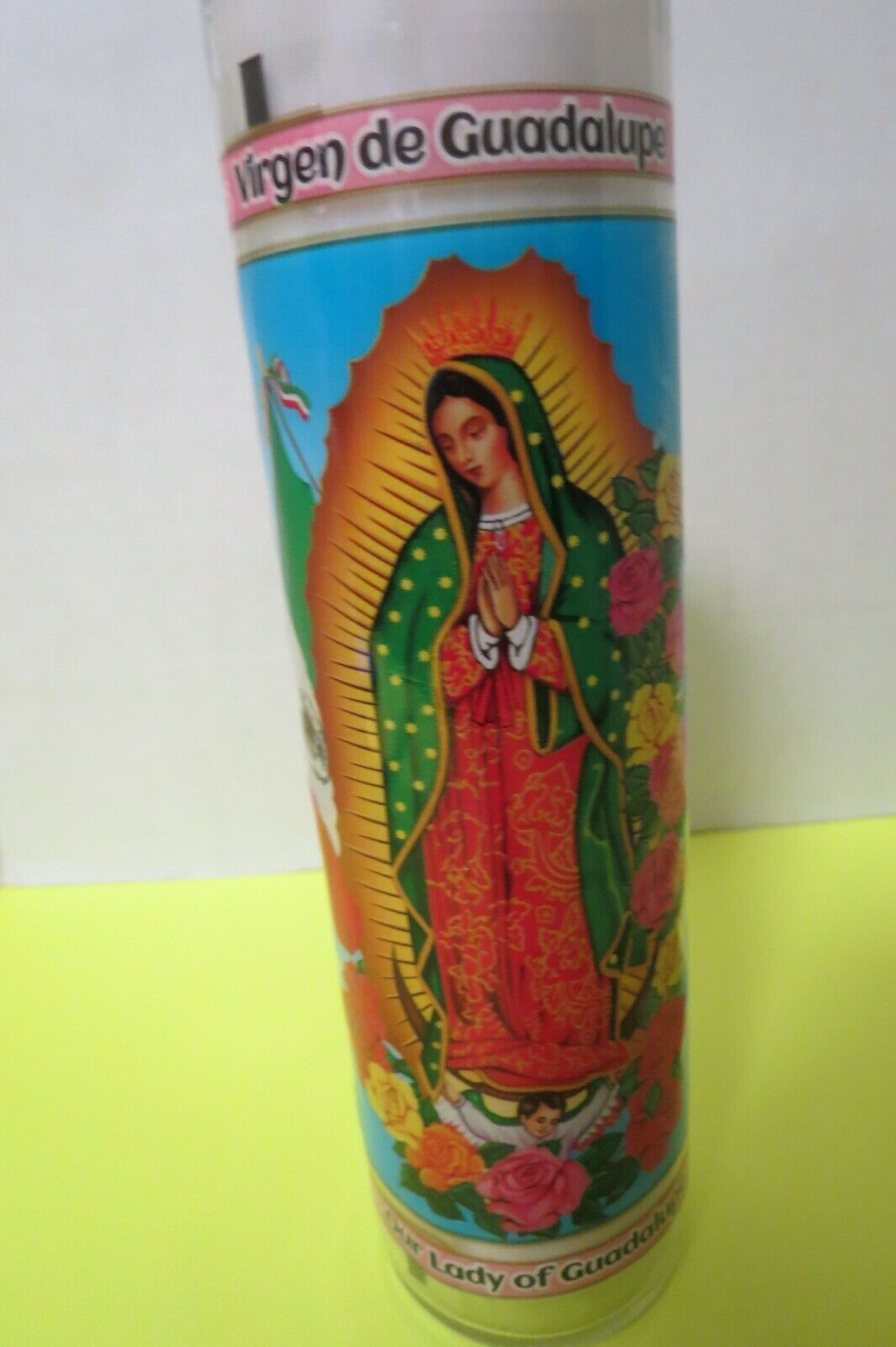 Virgen De Guadalupe Prayer Candle Our Lady and 50 similar items