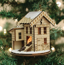 Old World Christmas Ginger Cottages Ginger Man Grist Mill Ornament 80010 - $19.88