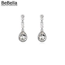 Crystal drop earrings made with crystals from swarovski for women fashion jewelry lover thumb200