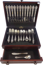 Eloquence by Lunt Sterling Silver Flatware Service Set 74 Pieces Dinner ... - $5,250.00