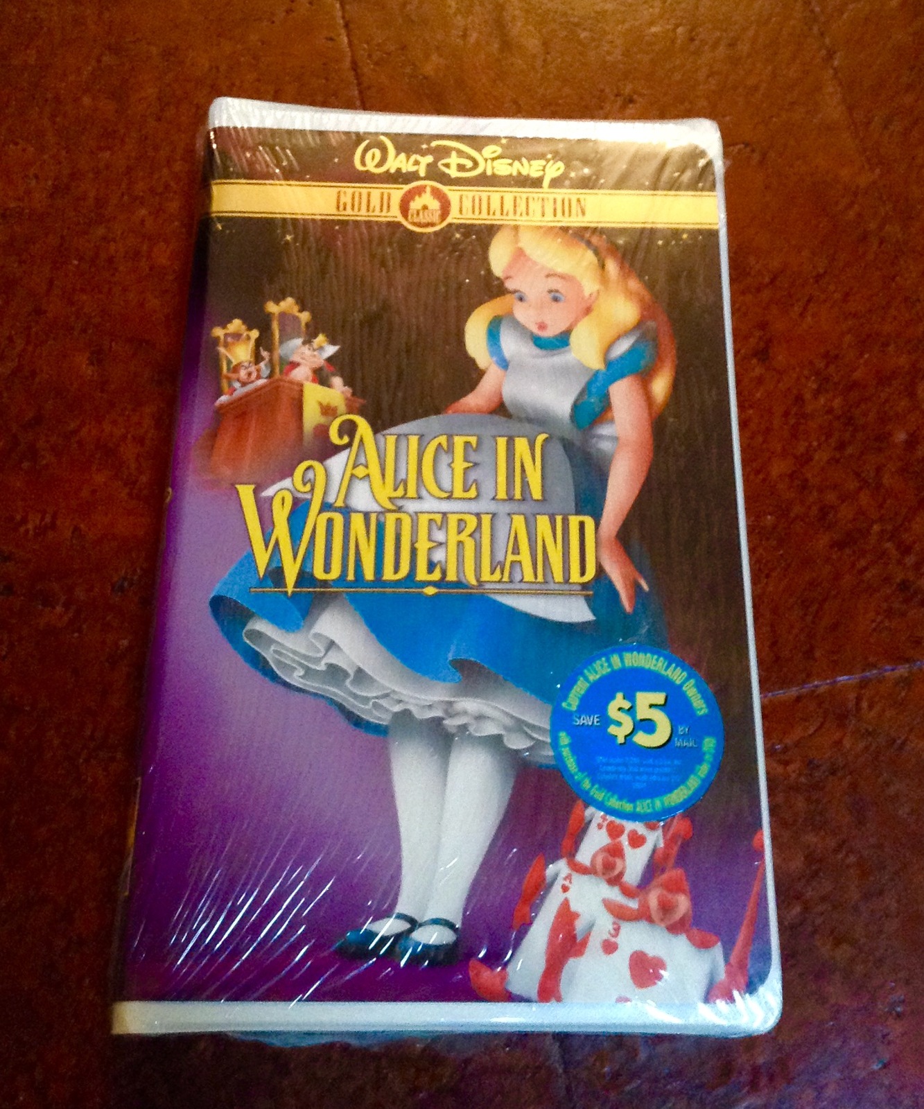 Walt Disney's ALICE in WONDERLAND VHS Tape, GOLD Collection Video *NEW ...