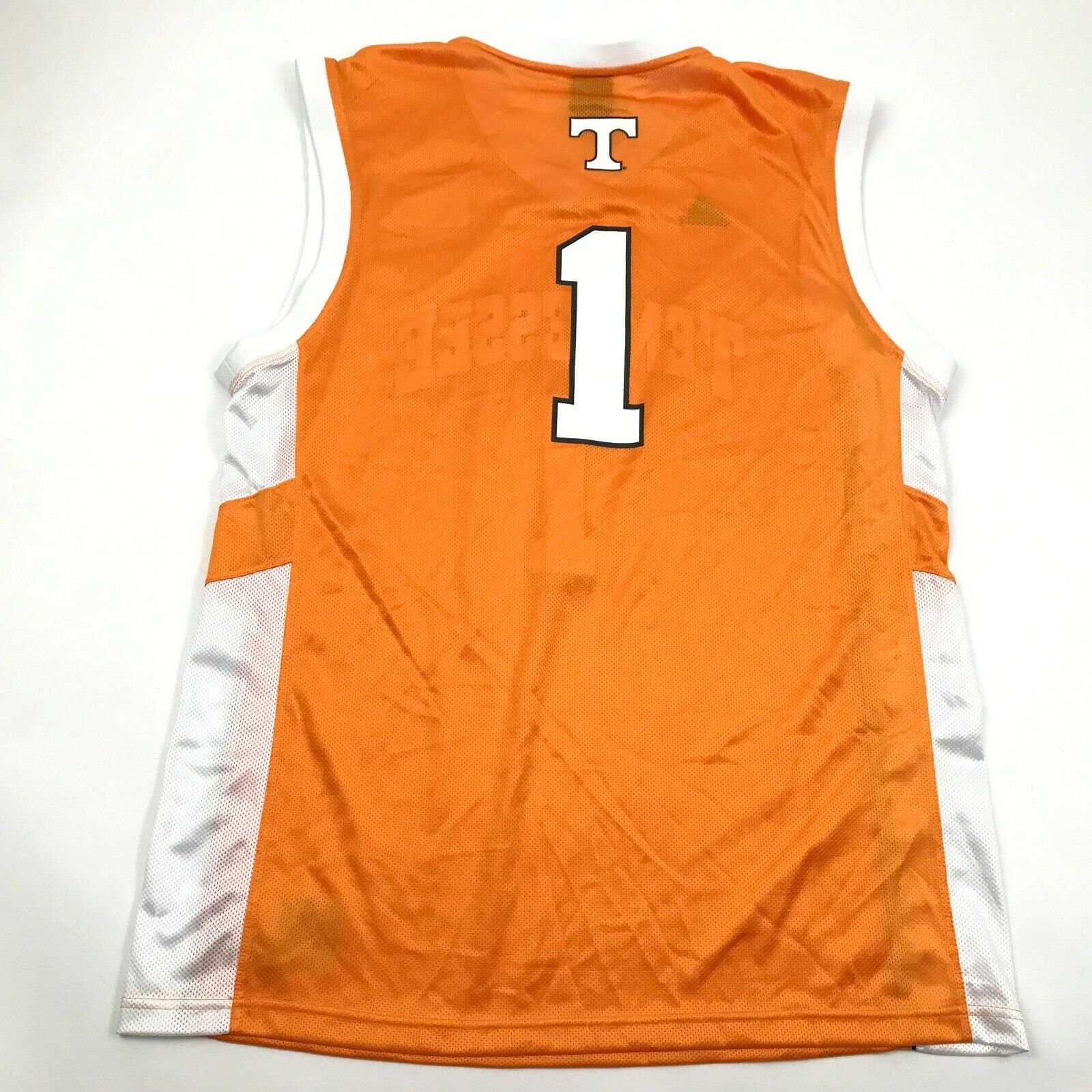 NEW Adidas TENNESSEE Basketball Jersey Mens Size L Adult Orange